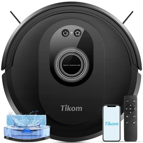 Tikom G8000 Max 5,000Pa Robot Vacuum and Mop: $108.21