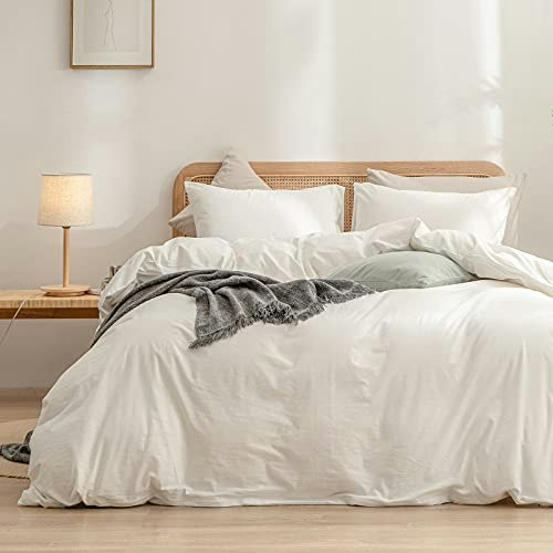 Bestouch Queen Cotton Duvet Cover Set: $59.49
