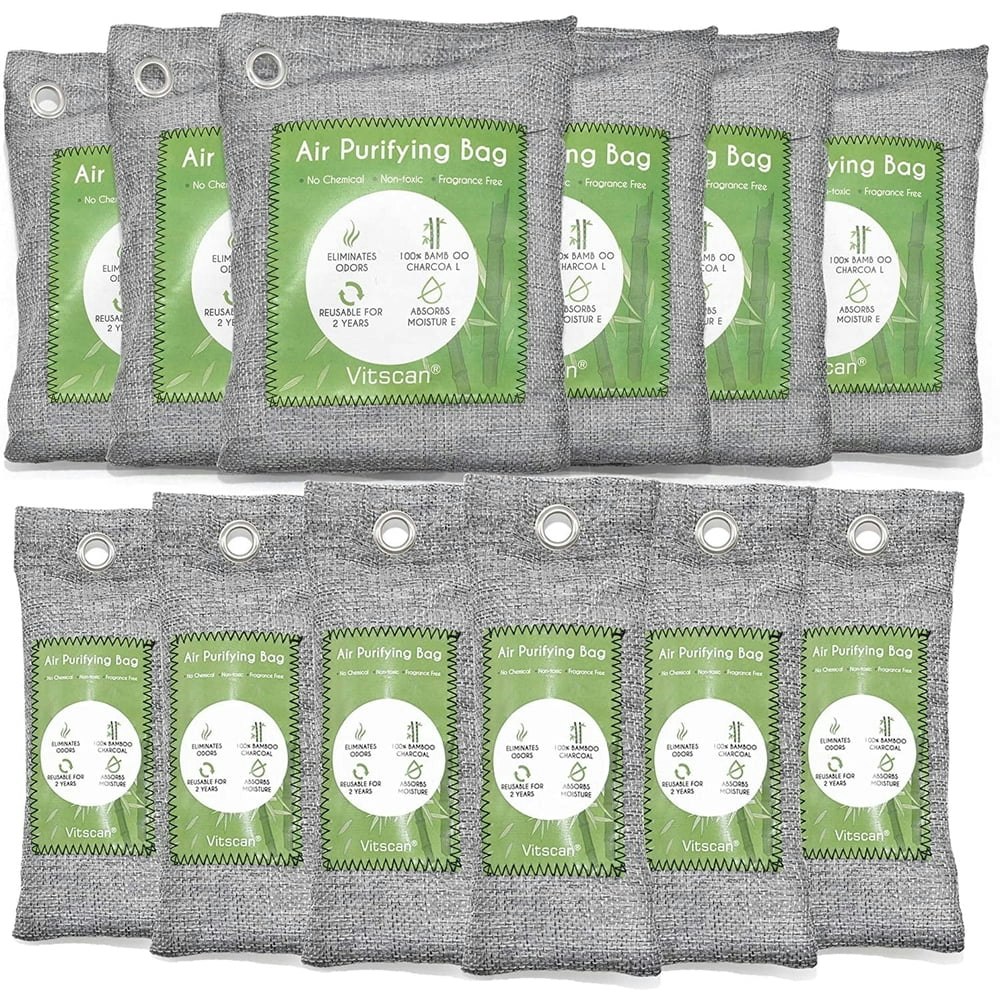 Bamboo Charcoal Air Purifying Bags 12-Pack: $20.38 Bamboo Charcoal Air Purifying Bags 12-Pack: $20.38