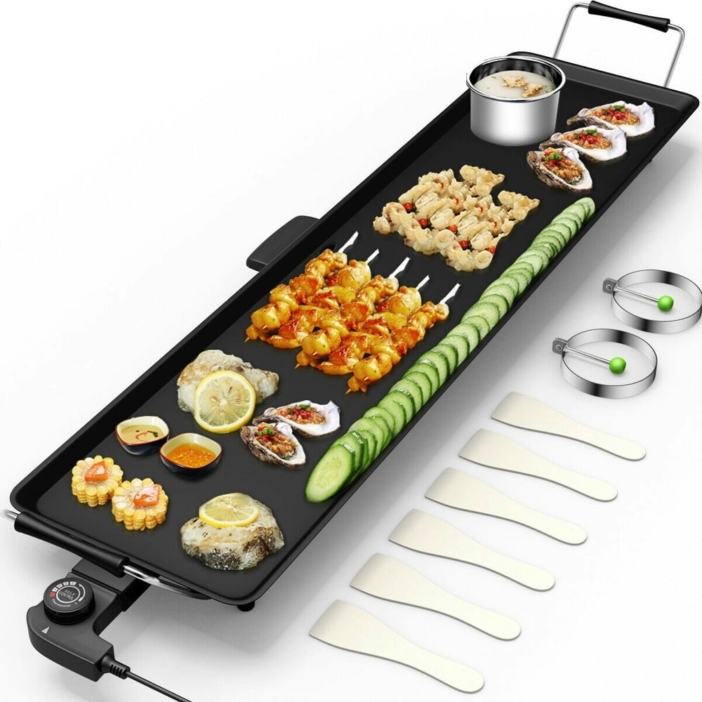 Costway Electric Tabletop Teppanyaki Grill: $49.49 Costway Electric Tabletop Teppanyaki Grill: $49.49