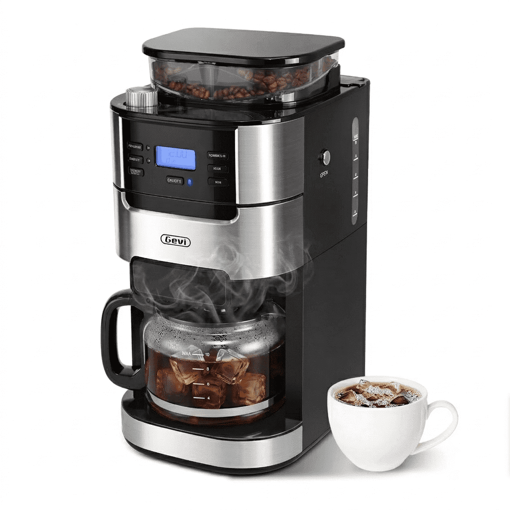 Gevi 10-Cup Programmable Grind and Brew Coffee Maker: $139.99 Gevi 10-Cup Programmable Grind and Brew Coffee Maker: $139.99
