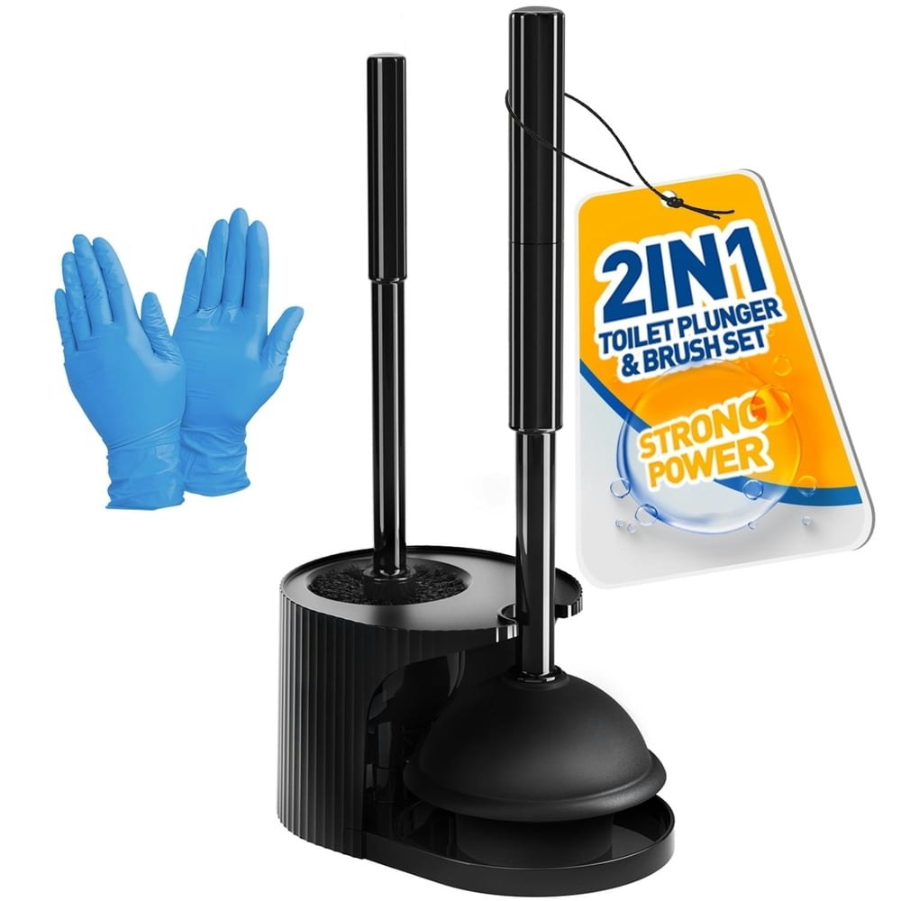 Propuri 2-in-1 Toilet Brush and Plunger Set: $12.59 Propuri 2-in-1 Toilet Brush and Plunger Set: $12.59