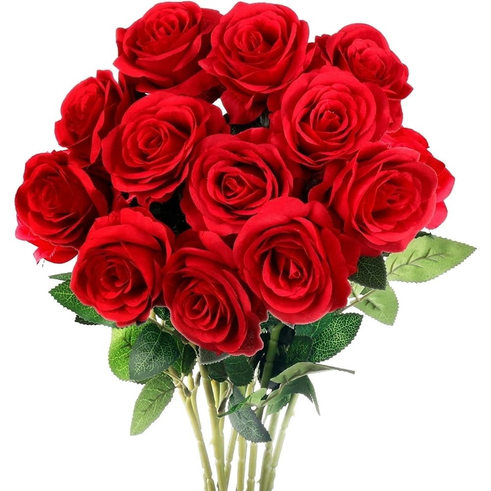 Artificial Silk Rose Bouquets 12-Pack: $15.49 Artificial Silk Rose Bouquets 12-Pack: $15.49
