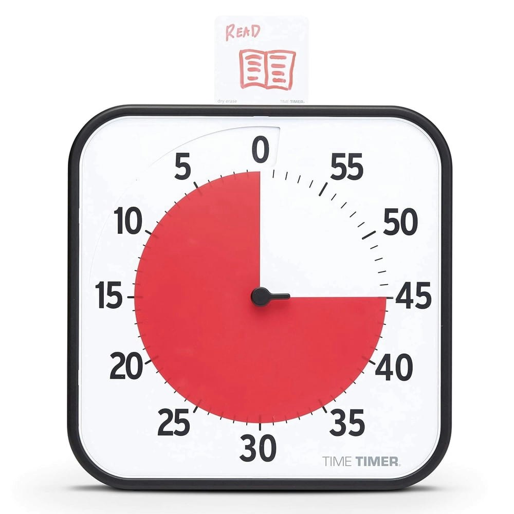 Time Timer 12-Inch Visual Timer: $24.98 Time Timer 12-Inch Visual Timer: $24.98