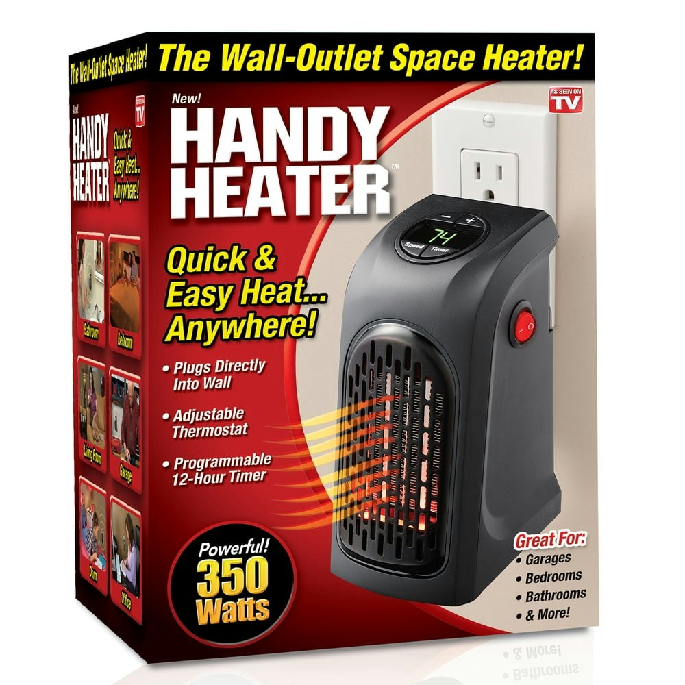 Handy Heater 350W Personal Electric Ceramic Space Heater: $29.88 Handy Heater 350W Personal Electric Ceramic Space Heater: $29.88