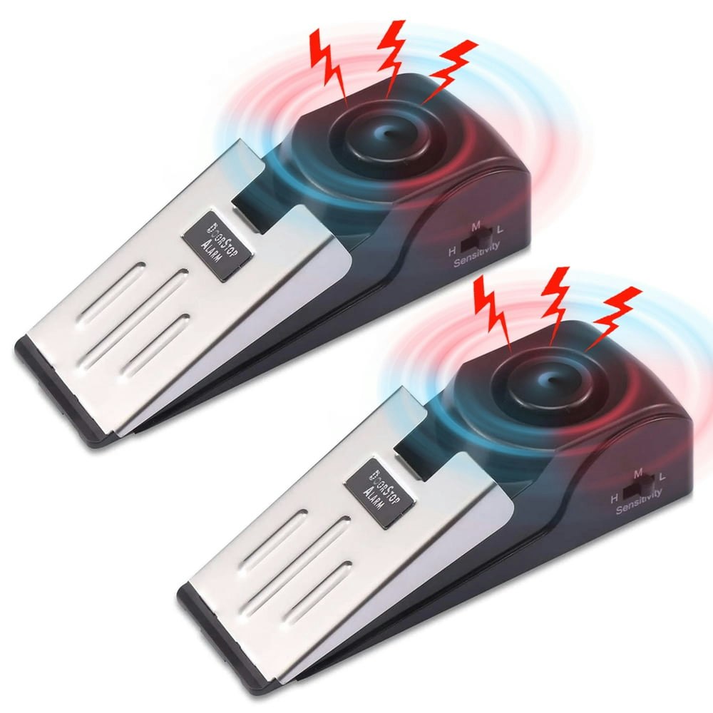 Gluaae 120-dB Wedge Door Stop Alarm 2-Pack: $9.42 Gluaae 120-dB Wedge Door Stop Alarm 2-Pack: $9.42