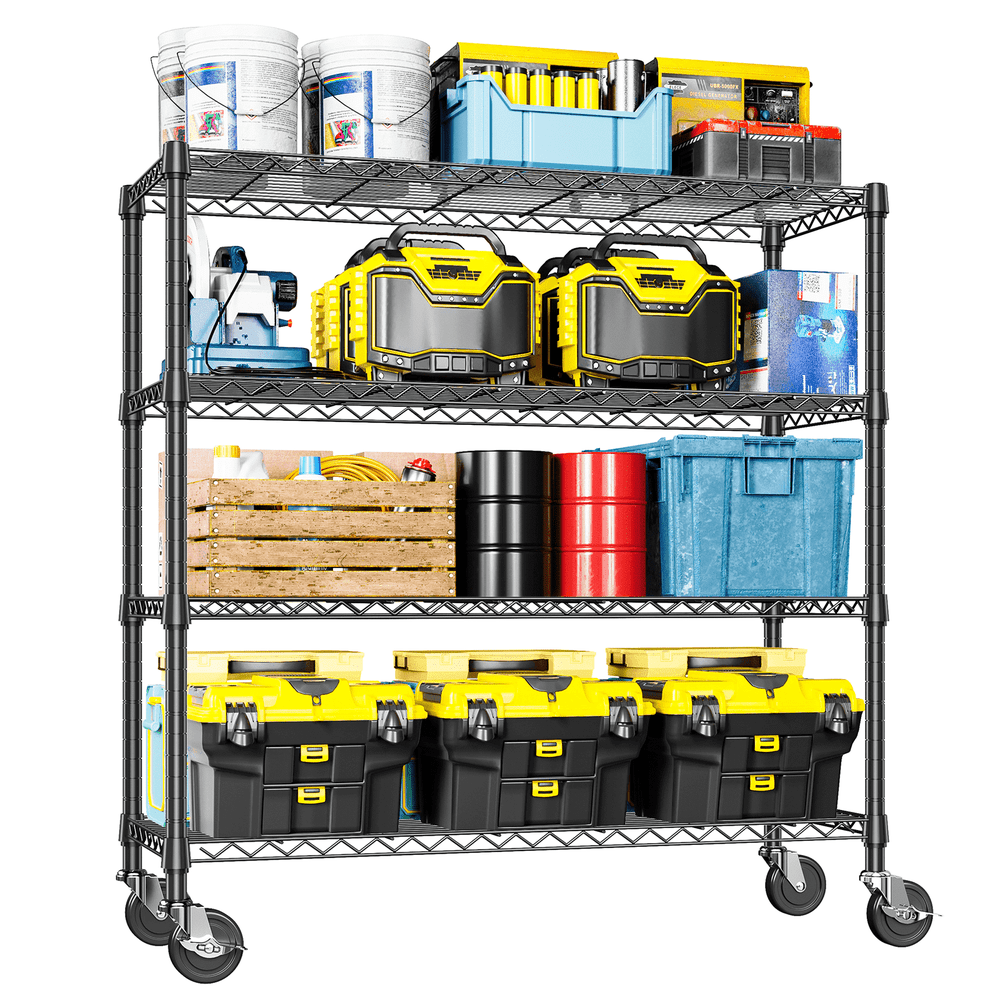 Izeuk 4-Tier Heavy Duty Metal Storage Shelf: $116.99 Izeuk 4-Tier Heavy Duty Metal Storage Shelf: $116.99