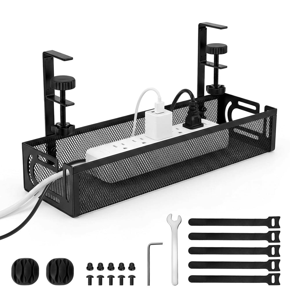 Under Desk Metal Mesh Cable Management Tray: $14.80 Under Desk Metal Mesh Cable Management Tray: $14.80