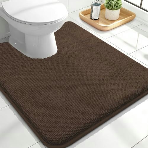 Olanly 24x20-inch U-Shaped Memory Foam Bathroom Rug: $24.64 Olanly 24x20-inch U-Shaped Memory Foam Bathroom Rug: $24.64