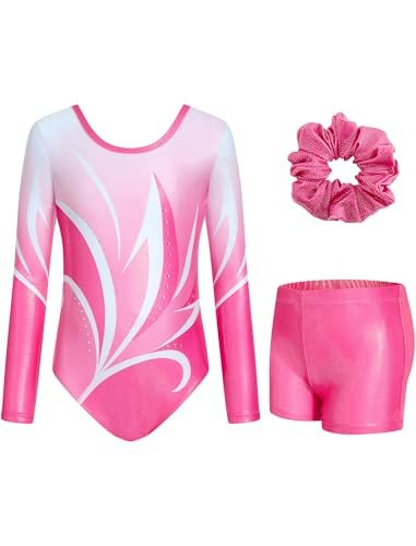 JiAmy Girls Gymnastics Leotards 3-Pack: $12.74 JiAmy Girls Gymnastics Leotards 3-Pack: $12.74
