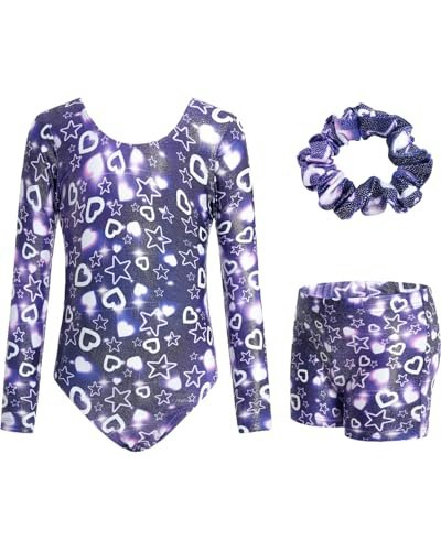 JiAmy Girls Gymnastics Leotards 3-Pack: $14.98 JiAmy Girls Gymnastics Leotards 3-Pack: $14.98