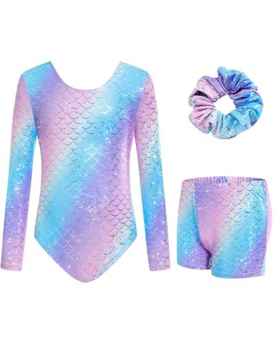 JiAmy Girls Gymnastics Leotards 3-Pack: $14.99 JiAmy Girls Gymnastics Leotards 3-Pack: $14.99