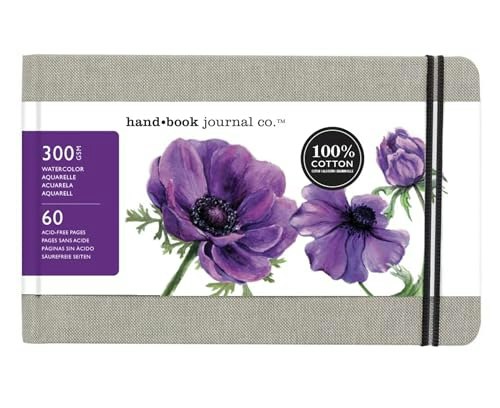 Handbook Journal Co. Fluid 100 8.25" x 5.25" Watercolor Journal: $36.99