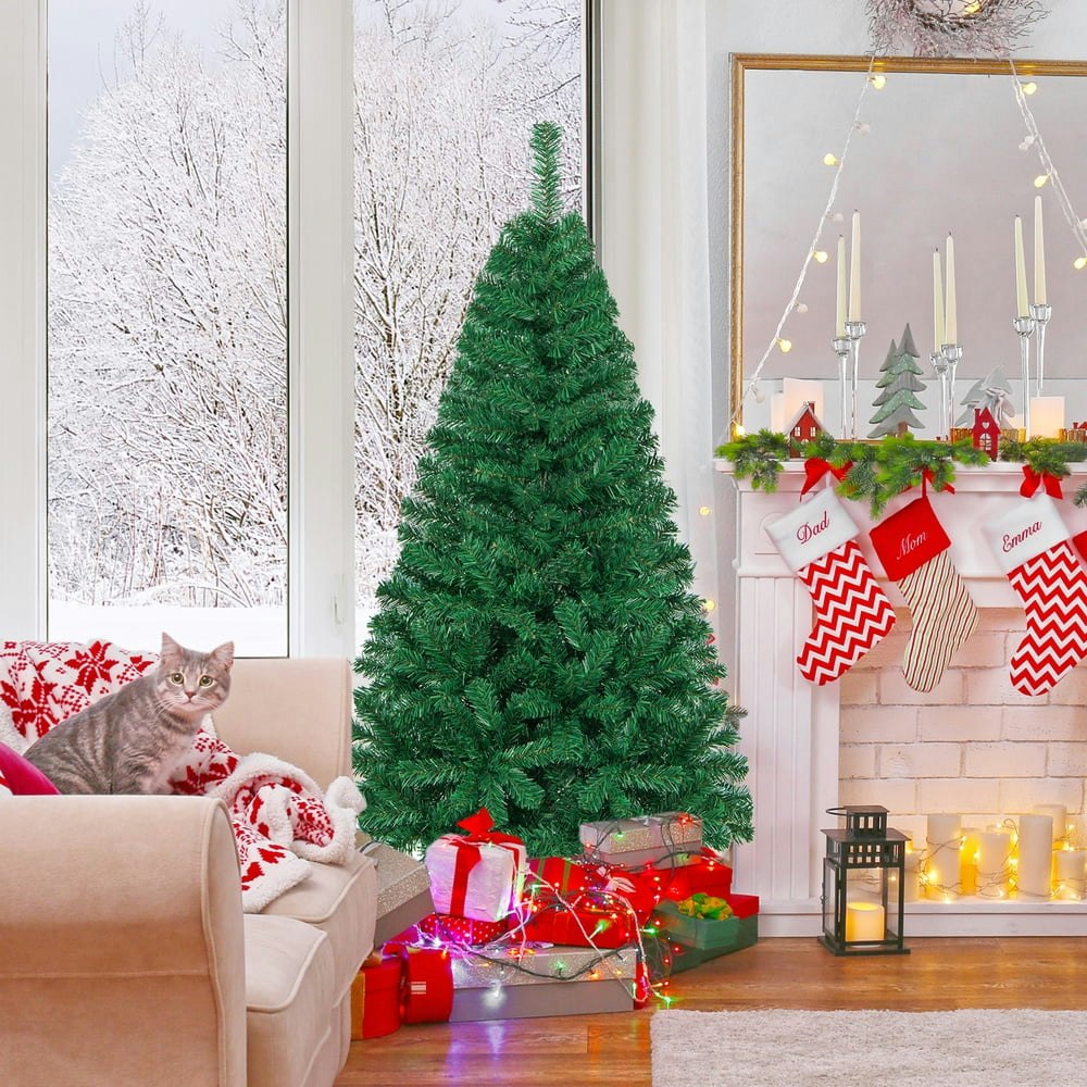 Costway 5-Foot Artificial Christmas Tree: $27.99