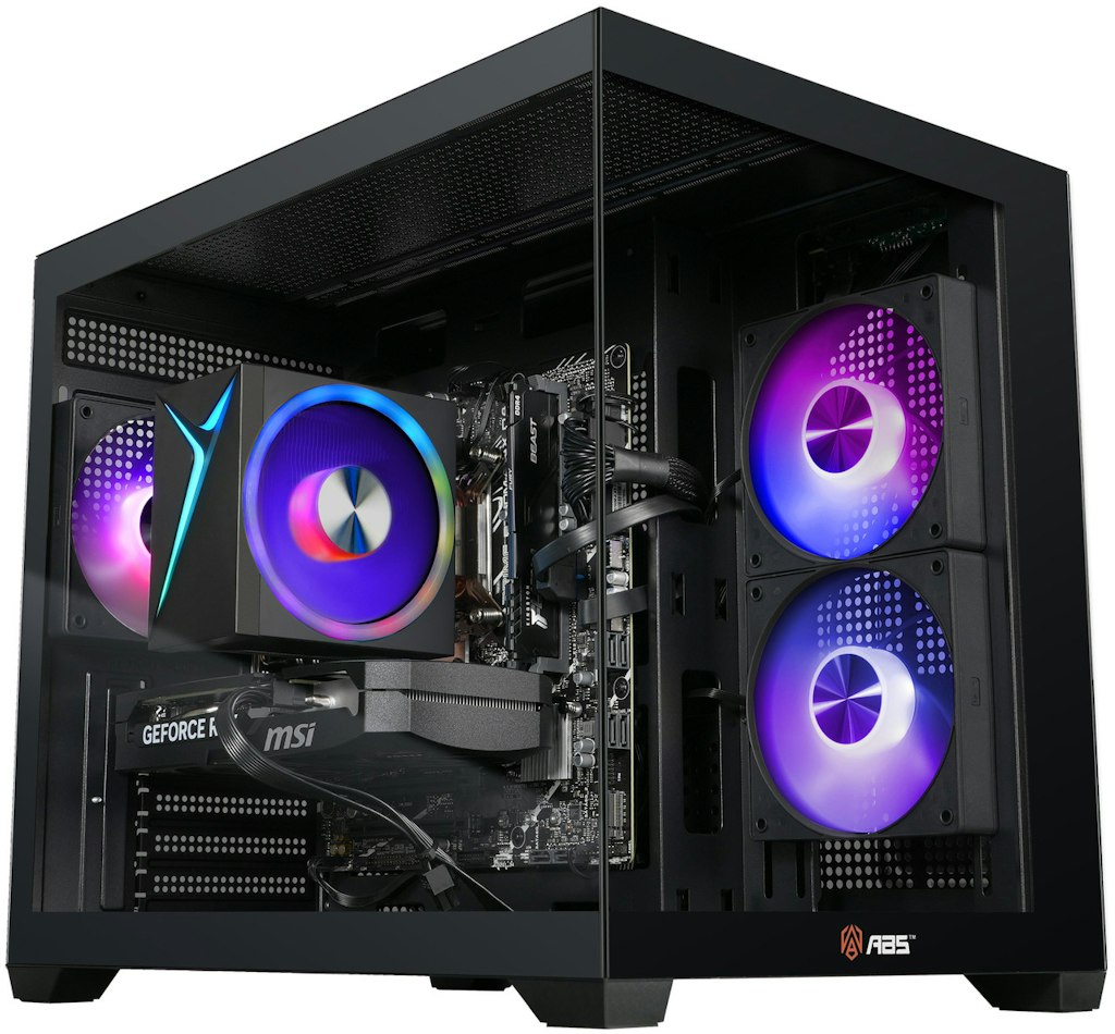 ABS Flux II Aqua Core i5-14400F RTX 5060 Ti Gaming Desktop PC: $1,130