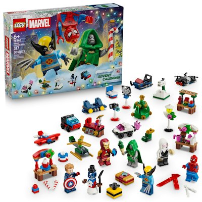 LEGO Marvel Advent Calendar 2026 Building Set for $35 + free shipping