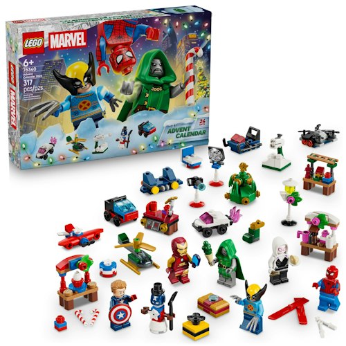 LEGO Marvel Advent Calendar 2026 Building Set for $35 + free shipping