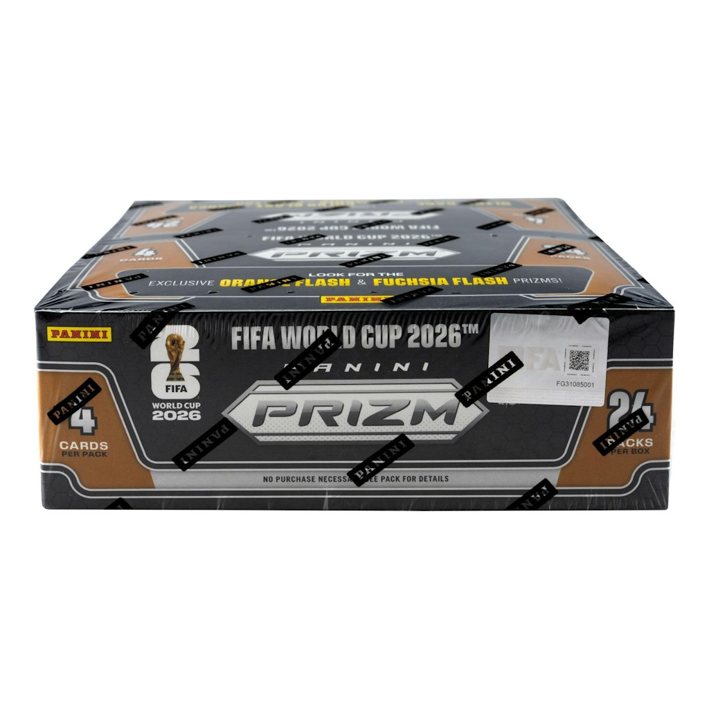 Panini Prizm 2026 World Cup Soccer Trading Cards 24-Count Retail Box: $100