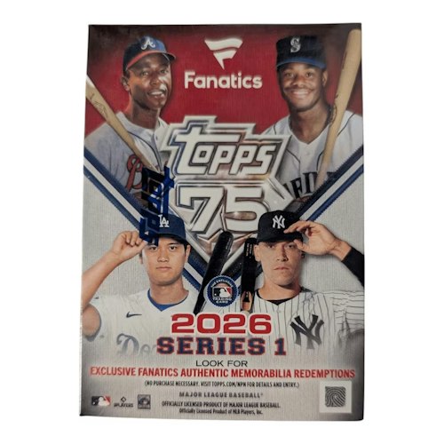 2026 Topps Baseball Series 1 Fanatics Exclusive Value Box for $37 + free shipping
