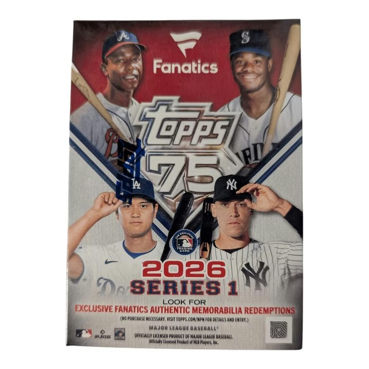 2026 Topps Baseball Series 1 Fanatics Exclusive Value Box: $37