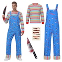 Men's 4-Piece Killer Doll Costume for $20 + free shipping w/ Prime