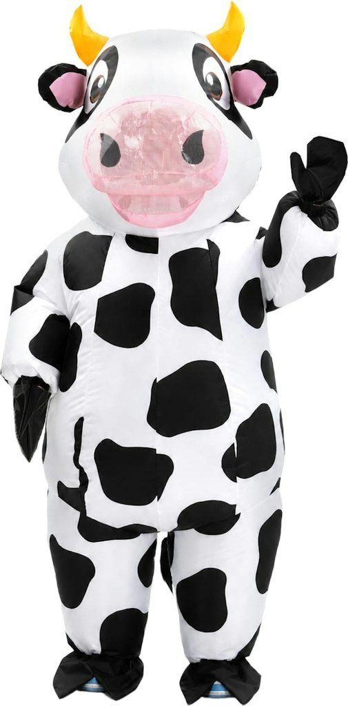 Inflatable Cow Costume for Adults: $23