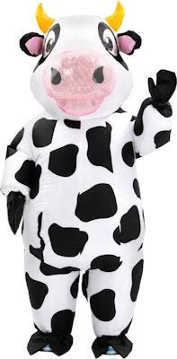 Inflatable Cow Costume for Adults for $23 + free shipping w/ Prime
