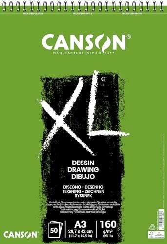 Canson XL Drawing A3 Spiral Paper Pad 50-Sheet: $31 Canson XL Drawing A3 Spiral Paper Pad 50-Sheet: $31