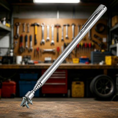 25" Telescoping Magnetic Pickup Tool for $2 + free shipping w/ $25