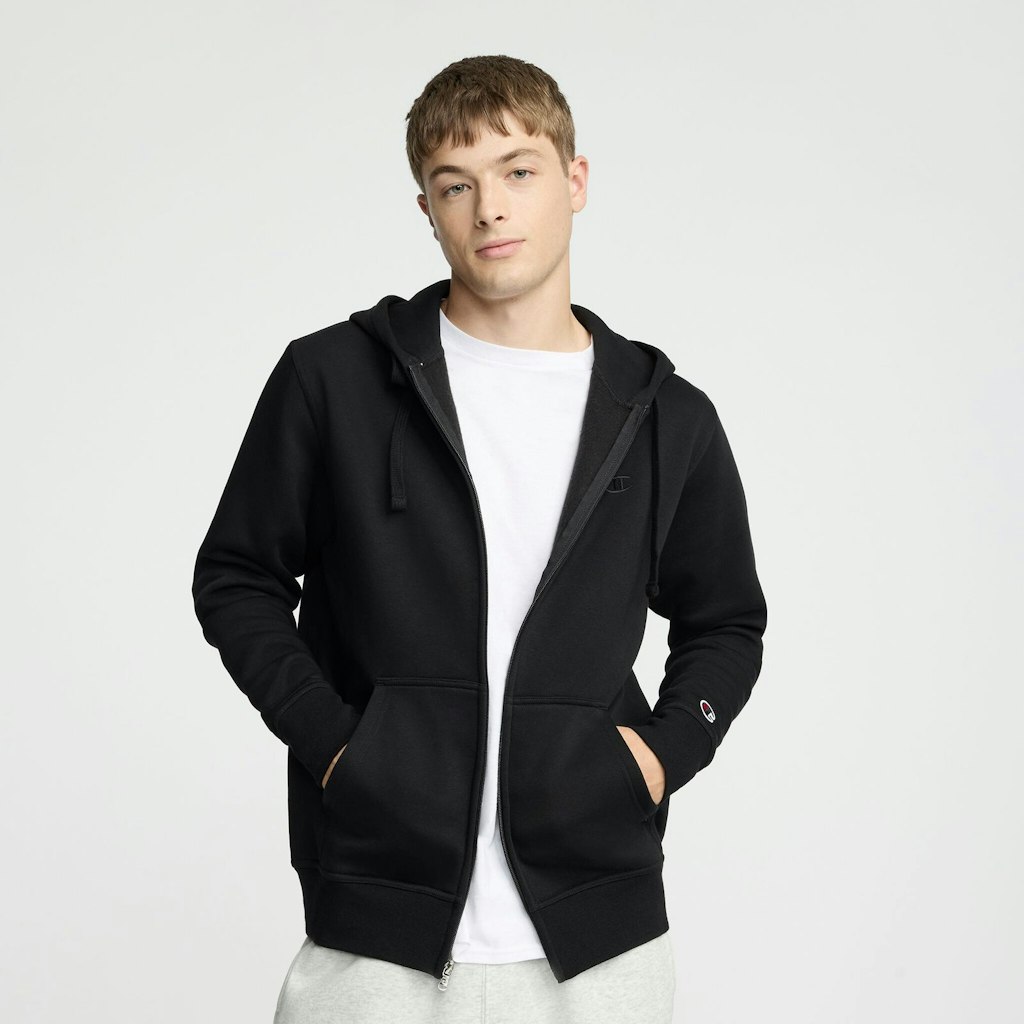 Champion Powerblend Full-Zip Hoodie: $41