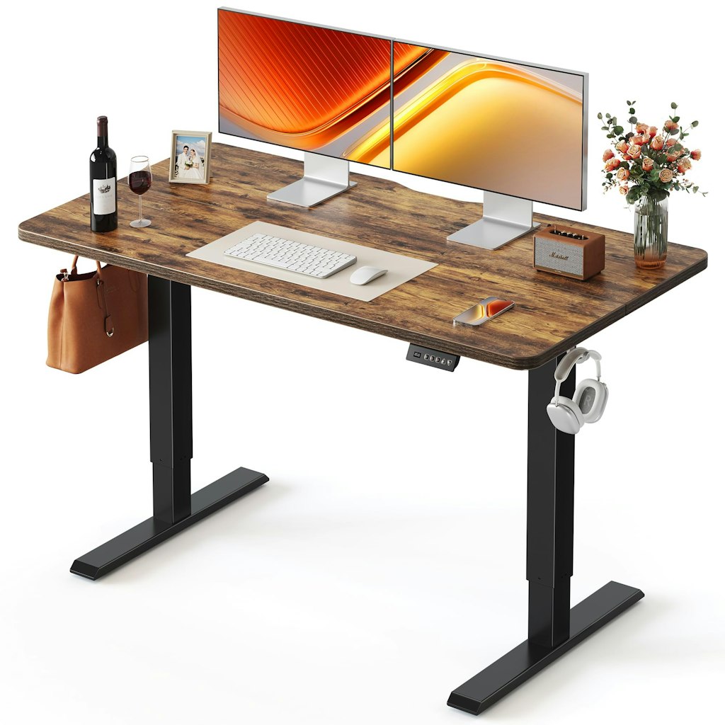 48" x 24" Electric Height Adjustable Standing Desk: $85 w/ Prime