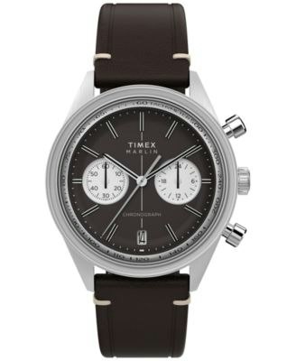 Timex Men's Chronograph Leather Watch: $166