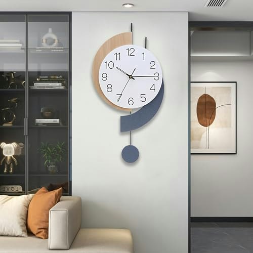 Dankeit 11.5x22.5-Inch Decorative Silent Quartz Pendulum Wall Clock: $37.99 Dankeit 11.5x22.5-Inch Decorative Silent Quartz Pendulum Wall Clock: $37.99