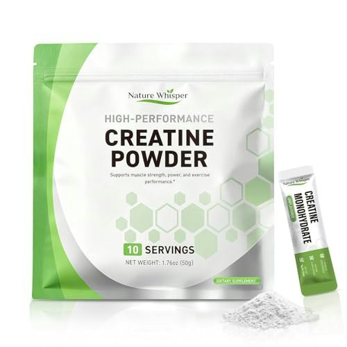 Nature Whisper Creatine Monohydrate Powder Travel Packs: $6.11 Nature Whisper Creatine Monohydrate Powder Travel Packs: $6.11