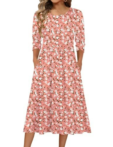Zeagoo Women's Plus Size Casual T-Shirt Dress: $28.03