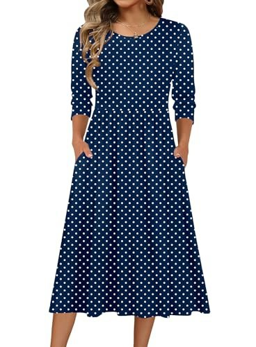 Zagoo Women's Casual Flowy Empire Waist Tunic Dress: $30.58 Zagoo Women's Casual Flowy Empire Waist Tunic Dress: $30.58