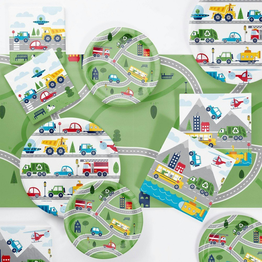 Creative Converting Transportation Tableware Set 49-Piece: $24.99