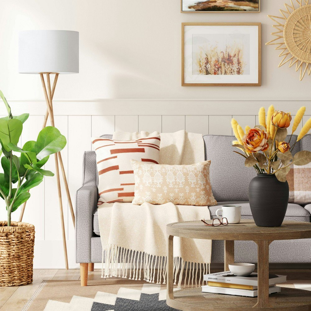 Threshold 59-Inch Tripod Floor Lamp: $125 Threshold 59-Inch Tripod Floor Lamp: $125