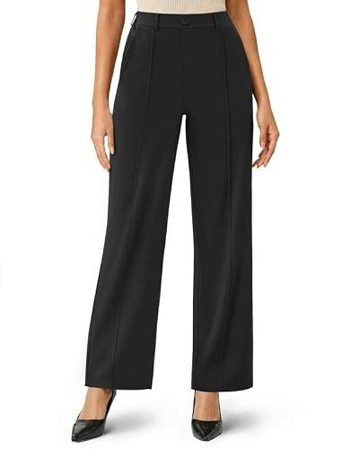 Dlooda Women's Wide Leg Dress Pants: $14.98 Dlooda Women's Wide Leg Dress Pants: $14.98