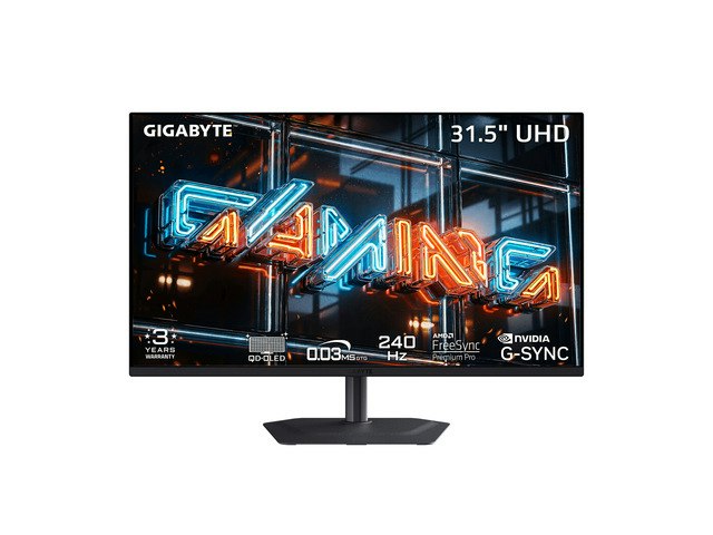 Gigabyte Aorus 32" 4K HDR OLED G-Sync Monitor: $719.99 Gigabyte Aorus 32" 4K HDR OLED G-Sync Monitor: $719.99