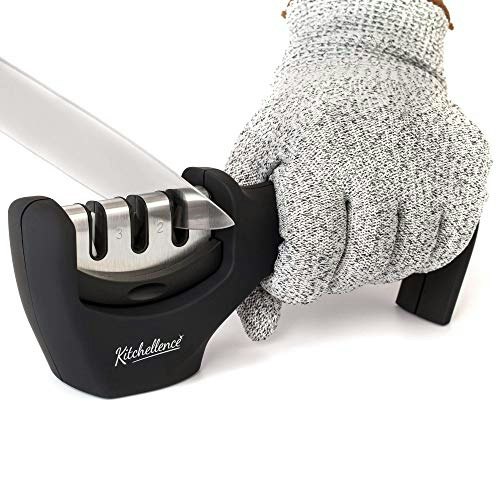 4-in-1 Kitchen Knife Sharpener and Cut-Resistant Glove: $12.82 4-in-1 Kitchen Knife Sharpener and Cut-Resistant Glove: $12.82