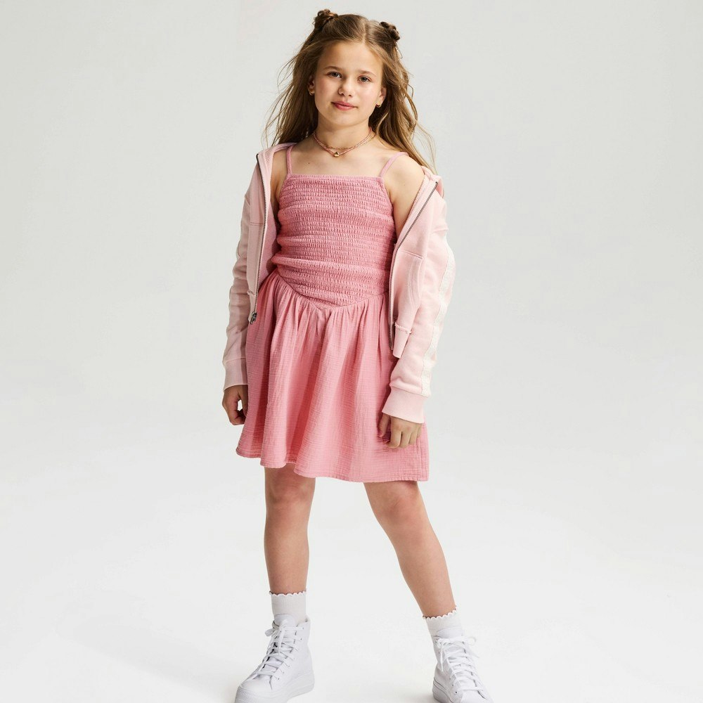 Cat & Jack Girls' Smocked Bodice Woven Dress: $25 Cat & Jack Girls' Smocked Bodice Woven Dress: $25