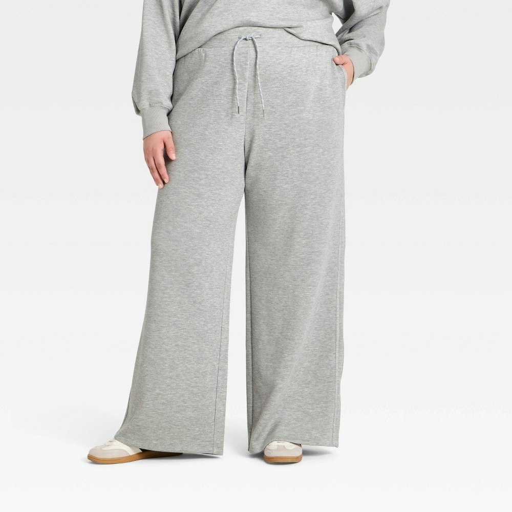 All In Motion Women's Airy Sleek Pique Wide Leg Sweatpants: $35 All In Motion Women's Airy Sleek Pique Wide Leg Sweatpants: $35