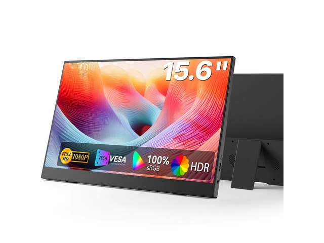Uperfect 15.6" 1080p IPS Portable Monitor: $65.99 Uperfect 15.6" 1080p IPS Portable Monitor: $65.99