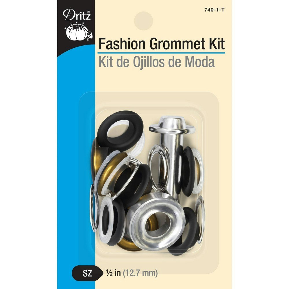 Dritz 1/2-inch Fashion Grommet Kit with Tools 8-Pack: $11.89