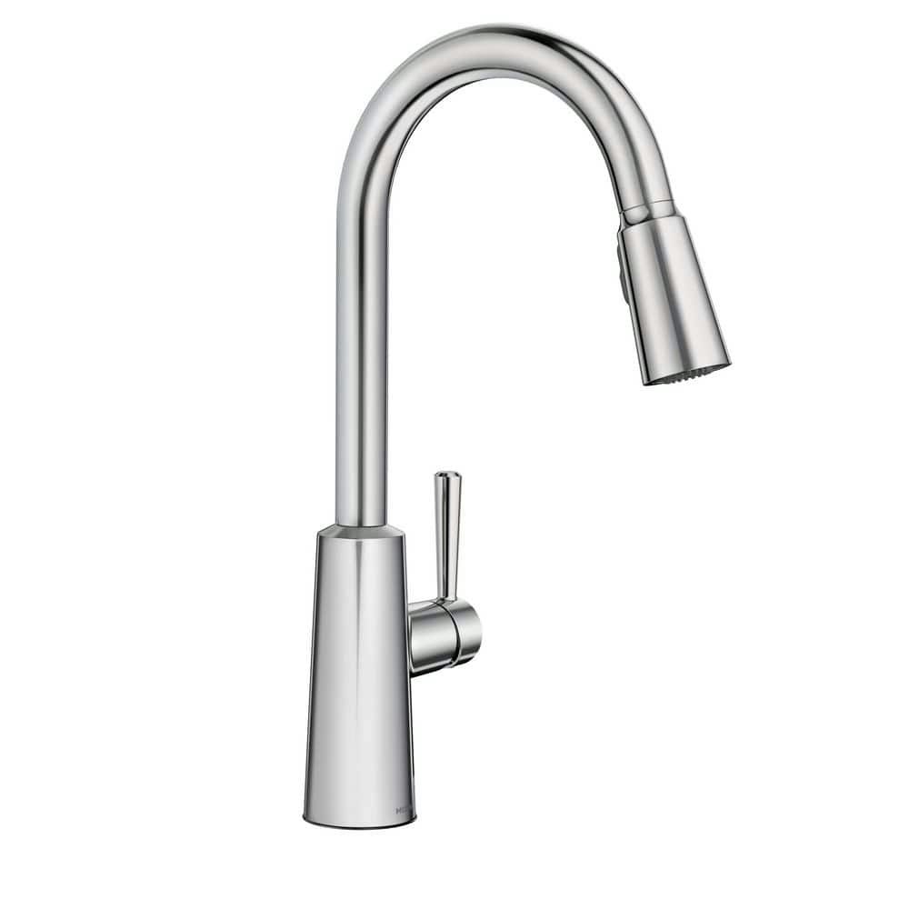 Riley Single Handle Pull-Down Kitchen Faucet: $108.73