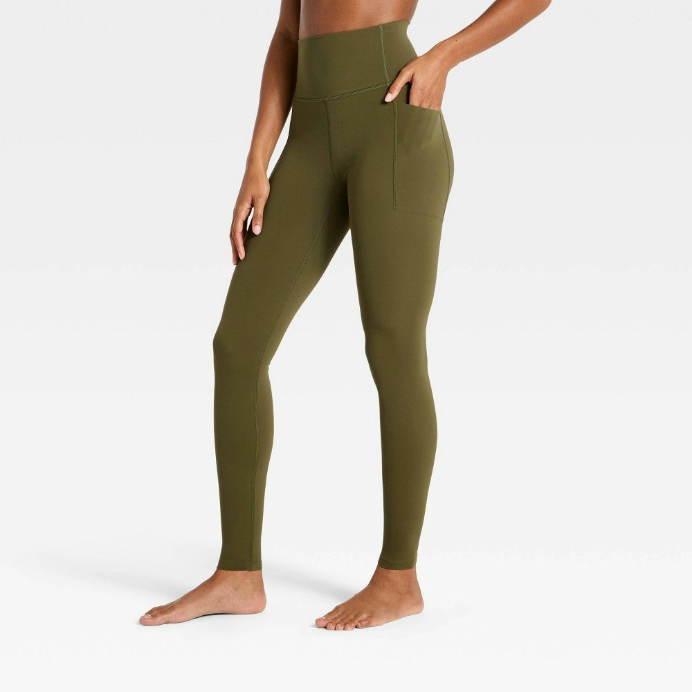 All In Motion Women's High-Rise Pocketed Leggings: $30 All In Motion Women's High-Rise Pocketed Leggings: $30