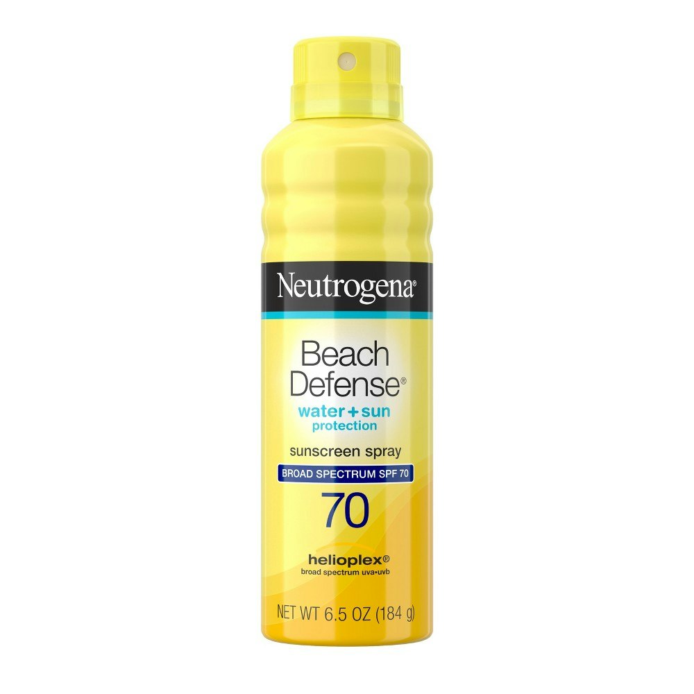 Neutrogena Beach Defense SPF 70 Sunscreen Spray 6.5oz: $9.89 Neutrogena Beach Defense SPF 70 Sunscreen Spray 6.5oz: $9.89