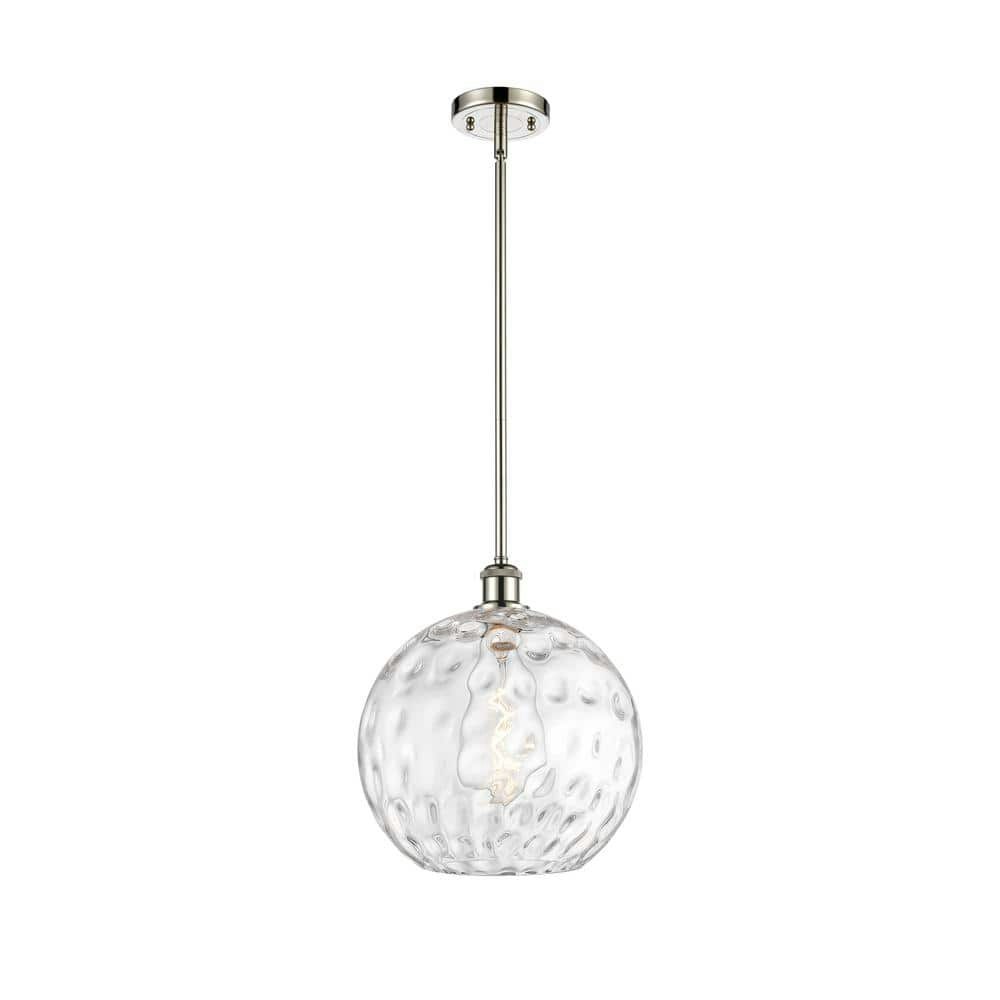 Athens 60-Watt 1-Light Polished Nickel Mini Pendant Light: $183 Athens 60-Watt 1-Light Polished Nickel Mini Pendant Light: $183