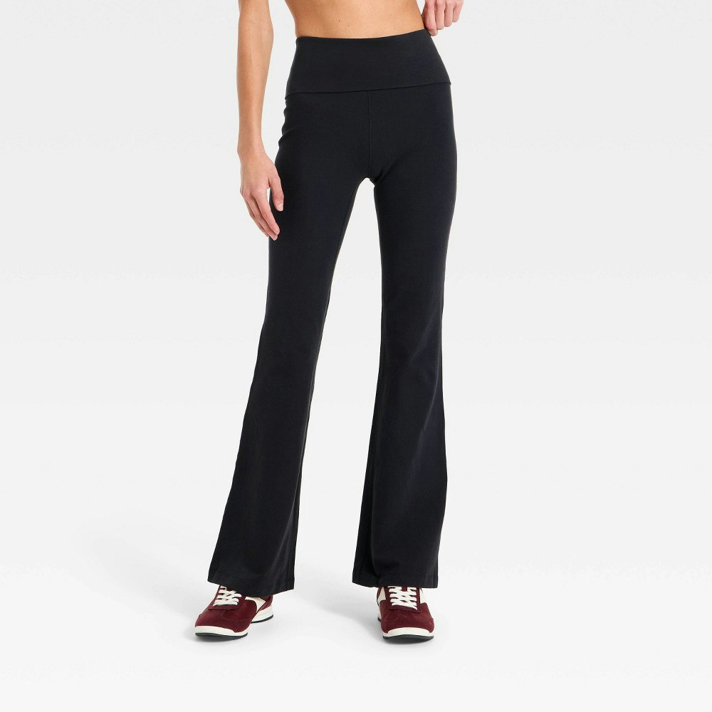 All In Motion Women's High-Rise Foldover Flare Leggings: $30